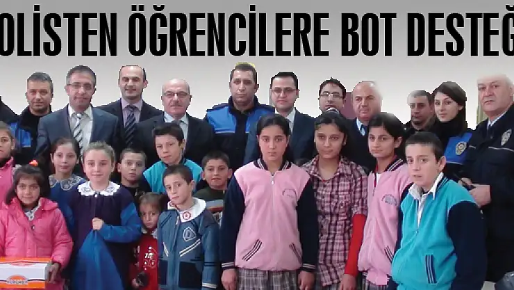 POLİSTEN ÖĞRENCİLERE BOT DESTEĞİ