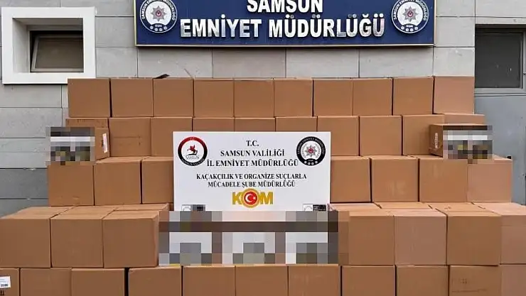 2 milyon 862 bin adet kaçak makaron yakalandı