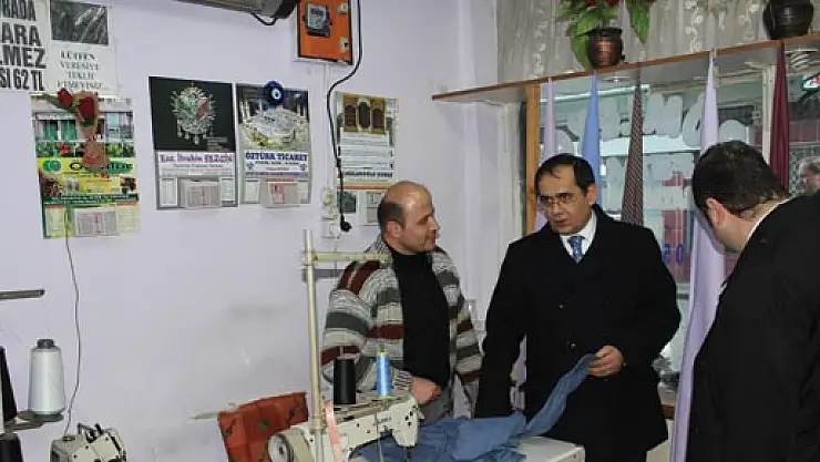 Mustafa Demir Çarşamba'da esnafı ziyaret etti  