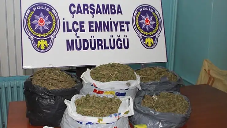 Çarşamba'da 5,5 Kilo Kubar Esrar Ele Geçirildi
