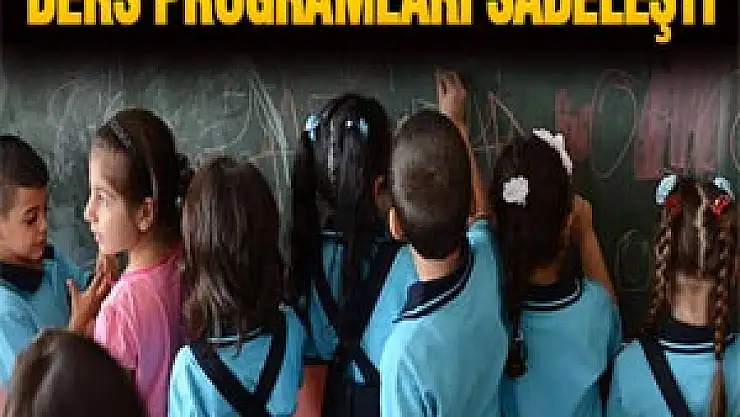 Ders Programlarında İçerikler Sadeleştirildi