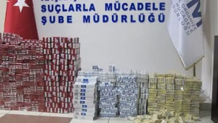 Çay Kolisinden 3 Bin 590 Paket Kaçak Sigara Ele Geçti