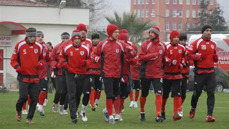 Samunspor Boluspor maçı hazırlıklarını sürdürüyor