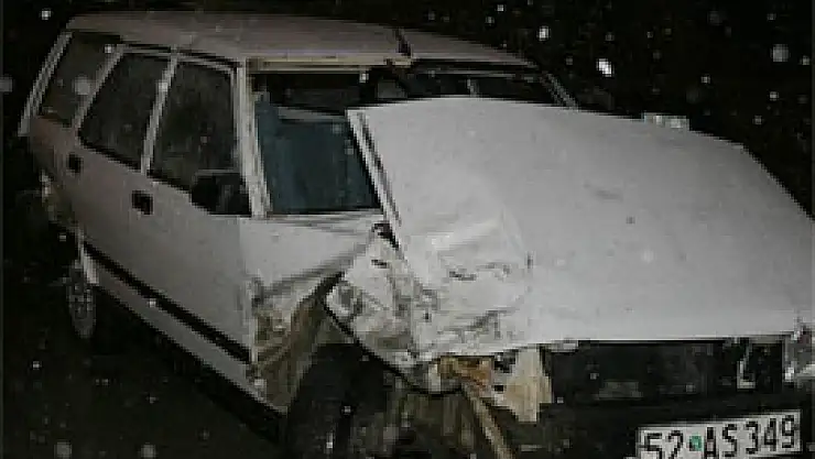 Samsun'da kar yağışı kazaları arttırdı