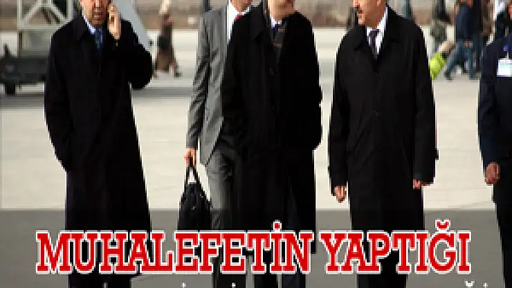 Muhalefetin yaptığı sorumlu bir siyaset tarzı değil
