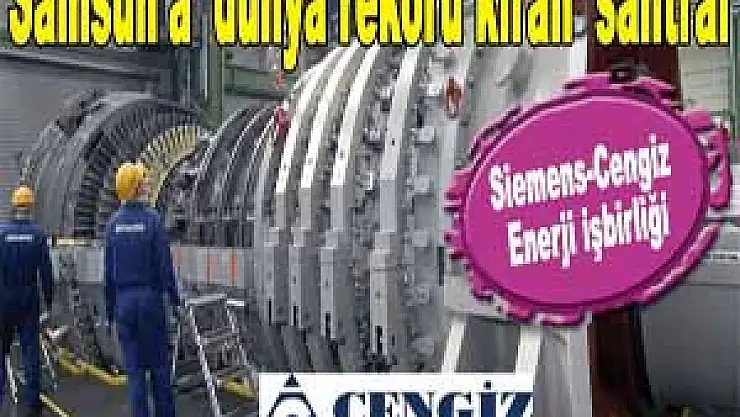 Samsun'a 'dünya rekoru kıran' santral