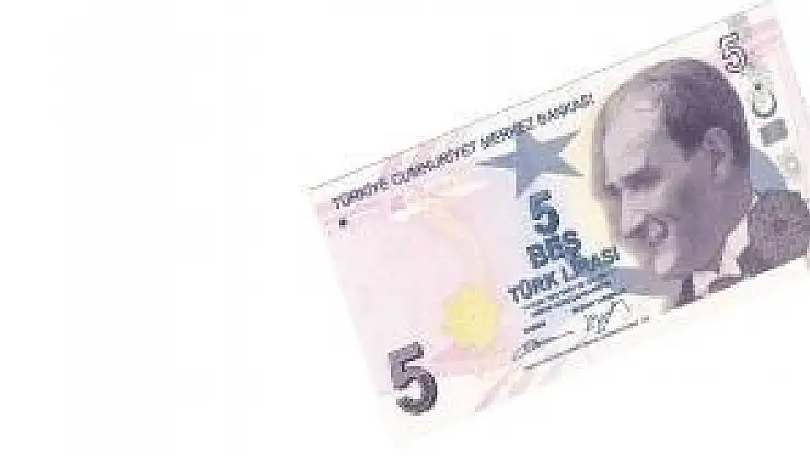 5 Lira 'mor'ardı