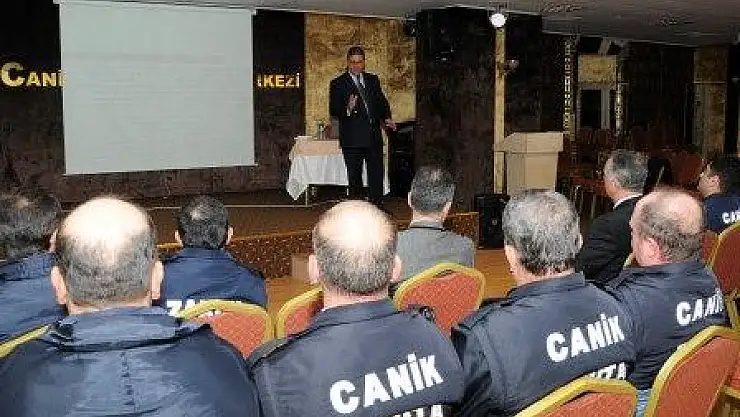 Canik'te zabıta personeline eğitim