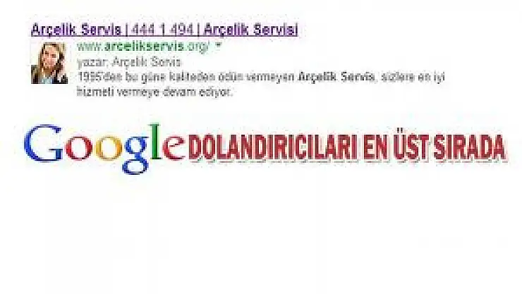 Korsan Arçelik servislerine dikkat!