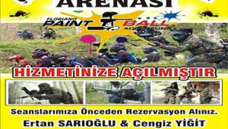 Çarşamba'da Paintball Heyecanı Başladı