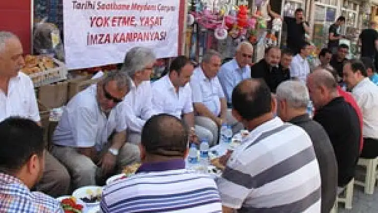  SAATHANE ESNAFI DEMİRTAŞ'TAN DESTEK İSTEDİ