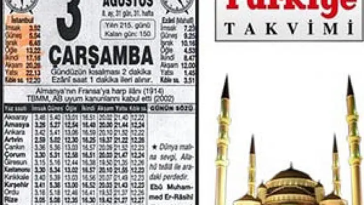 İmsak vakti ile ilgili bilinmesi gerekenler