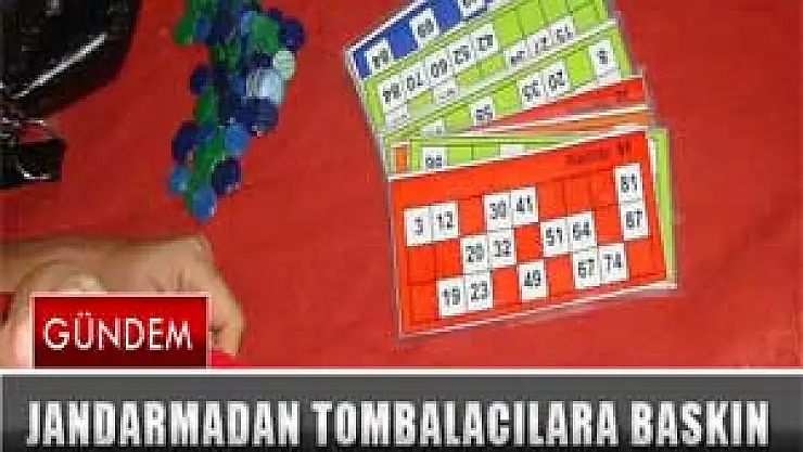 Bafra'da Tombala Oynatan İş Yerine  Baskın