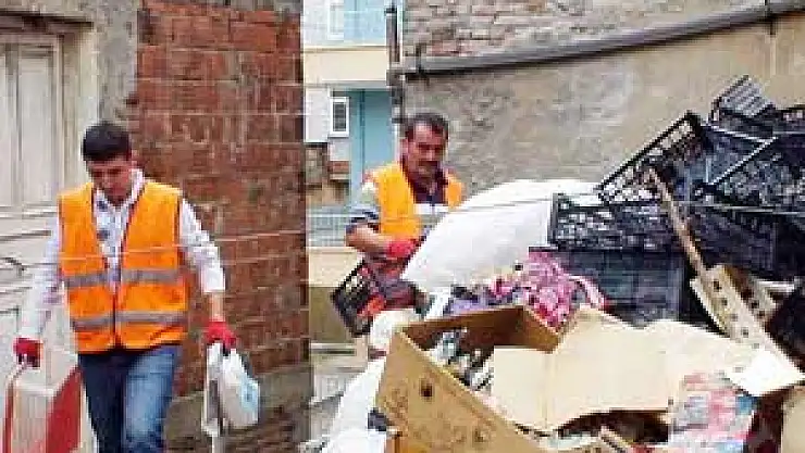 EVDEN 5 KAMYON ÇÖP ÇIKTI