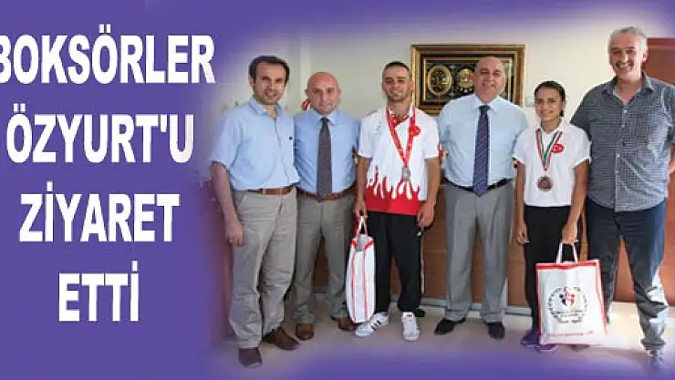 BOKSÖRLER'DEN ÖZYURT'A ZİYARET