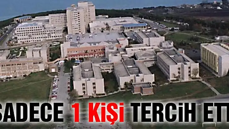 41 Kontenjanı Bulunan Bölümü Sadece 1 Kişi Tercih Etti