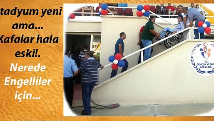 Stadyum yeni ama beyinler hala eski