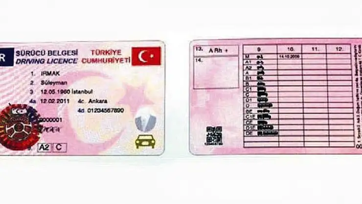 İŞTE YENİ EHLİYETLER...