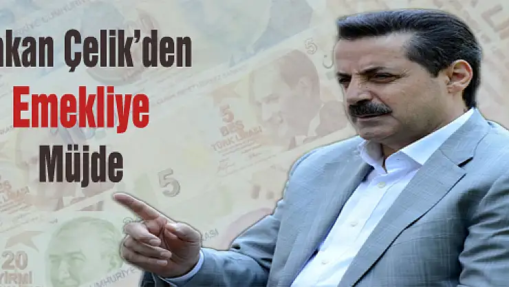 Bakan Çelik'den Emekliye Müjde