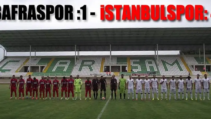 BAFRASPOR  1 İSTANBULSPOR-4