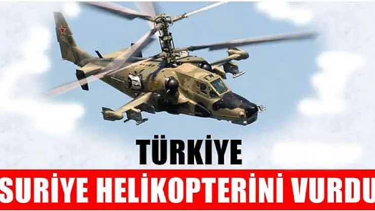 Arınç, 'Sınır ihlali yapan helikopter, uçaklarımızca düşürüldü'
