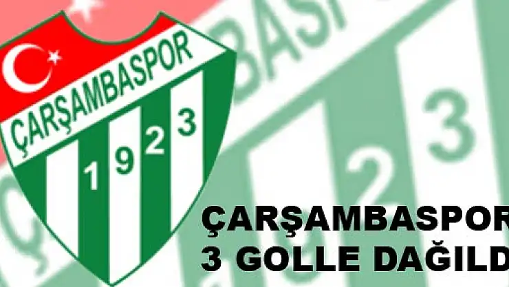 Çarşamba spor 3 golle dağıldı