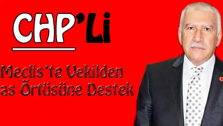 CHP'li Vekil Ümit Özgümüş'ten Meclis'te başörtüsüne destek