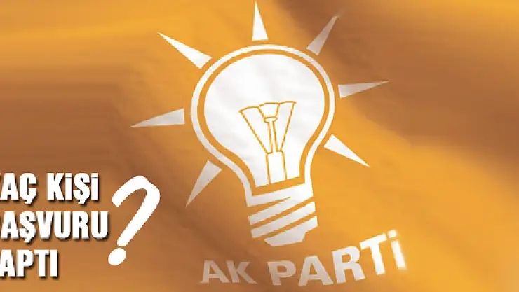 AK Parti'ye Samsun'da 96 Aday Adayı Başvurdu