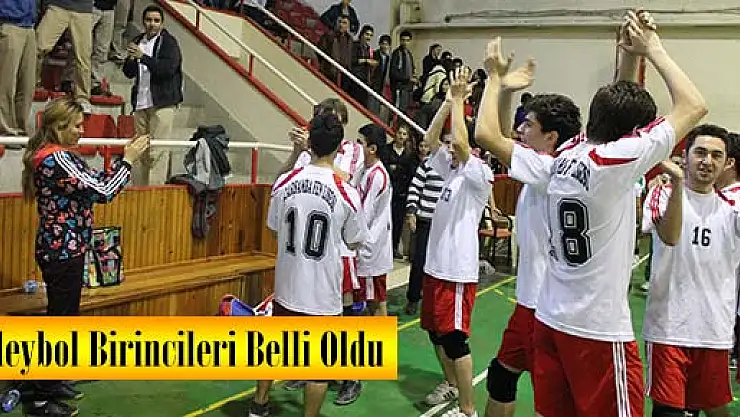 Voleybol Birincileri Belli Oldu