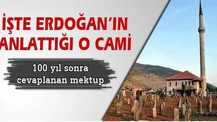 Başbakan Erdoğan'ın anlattığı Nizam Camii
