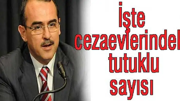 İşte cezaevlerindeki tutuklu sayısı