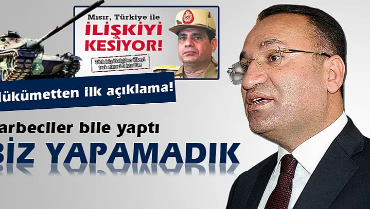 Bekir Bozdağ: 'Darbeciler anayasa yaptı, biz yapamadık'
