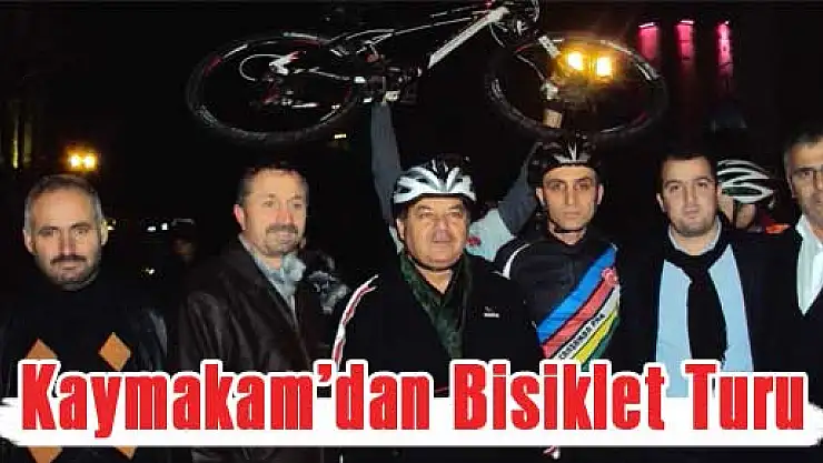 Caner Yıldız bisikletle turladı….
