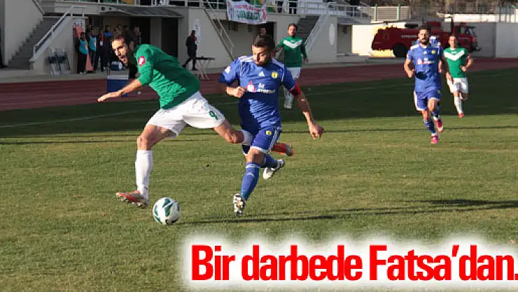 Çarşambaspor'a Bir Darbe de Fatsa Belediyespor dan