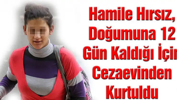 Hamile Hırsız, Doğumuna 12 Gün Kaldığı İçin Cezaevinden Kurtuldu