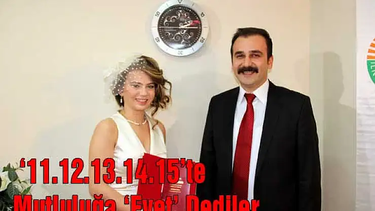 Samsun'da '11.12.13.14.15'te Mutluluğa 'Evet' Dediler