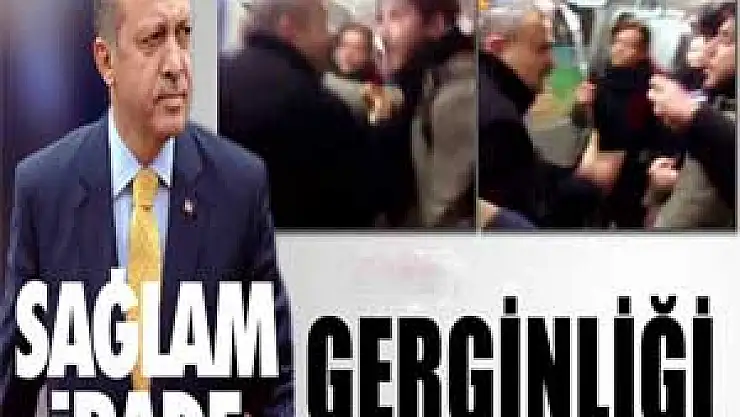 Metro'da 'sağlam irade' gerginliği