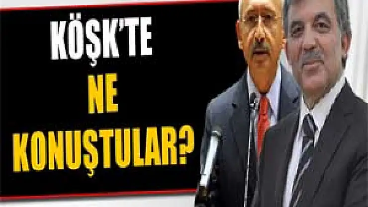 Kılıçdaroğlu, görüşmenin detaylarını anlattı