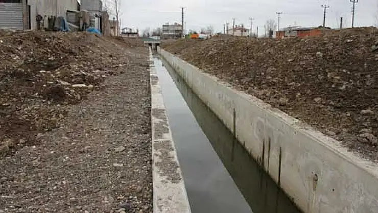 Küçük Sanayi sitesinde drenaj kanalı tamamlandı