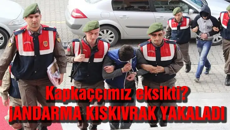 Kap Kaççıları Jandarma Kıskıvrak Yakaladı