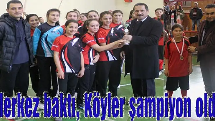 Merkez değil Köy okulları başardı