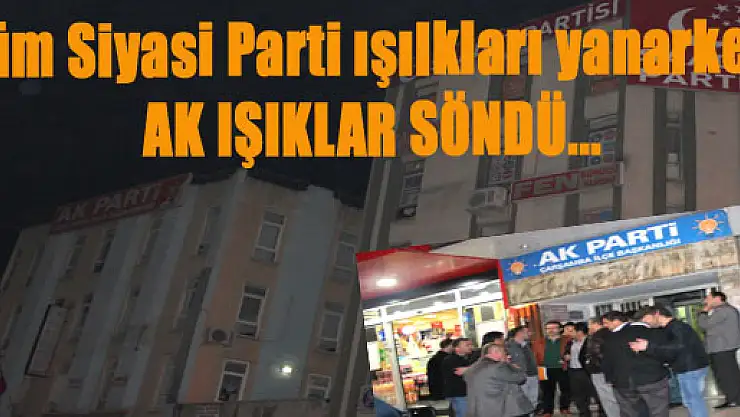 Veeee, 'AK IŞIKLAR SÖNDÜ…'