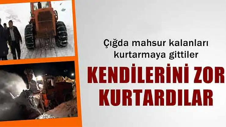 Karayolları ekipleri ölümden döndü