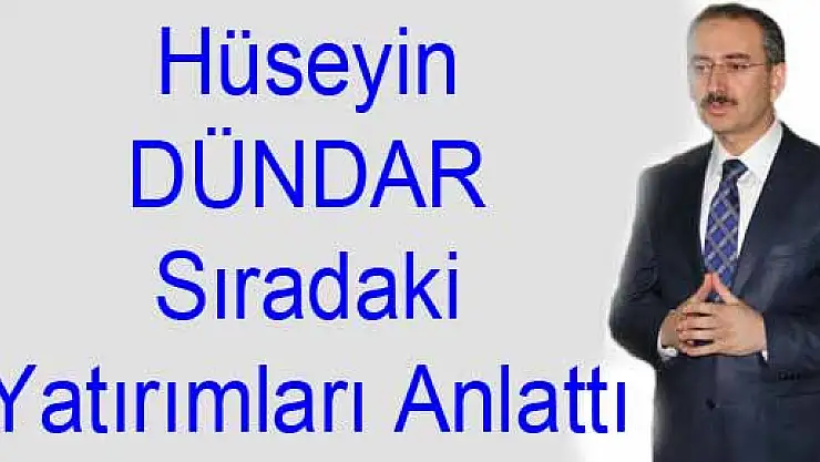 Başkan Dündar, 'Sıra istihdam sağlayacak yatırımlarda'