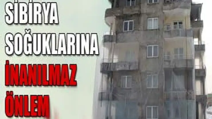 Sibirya soğuklarına inanılmaz önlem