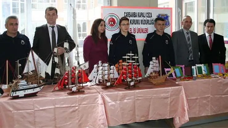 Hükümlülerin El İşi Sanatları sergisi Adliye' de açıldı