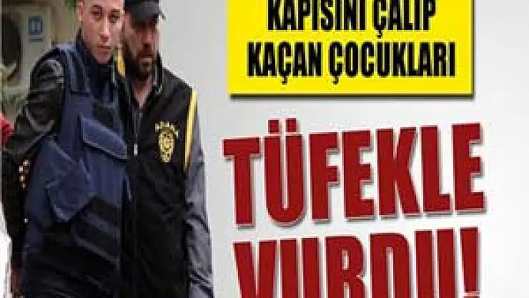 Kapısını çalıp kaçan iki Suriyeli çocuğu vurdu 