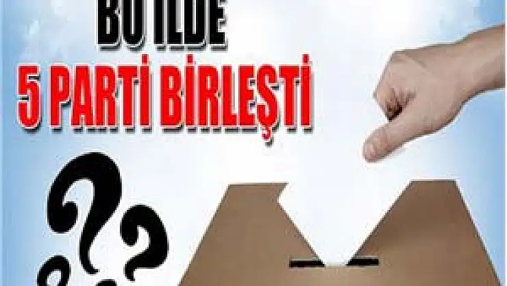 Bitlis'te partiler birleşme kararı aldı