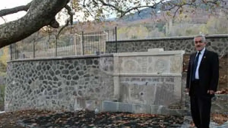 Asırlık Tarihi Çeşme Onarımı Tamamlandı