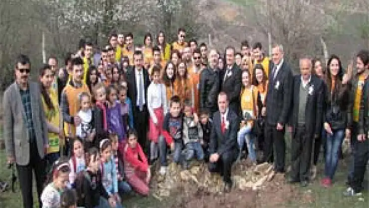 Orman İşletme, Öğrencilerle 200 Çam Fidanı Dikti